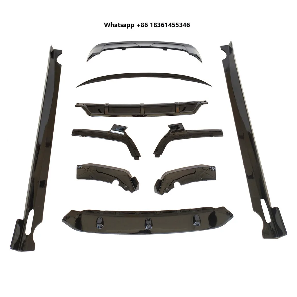 For  G07 X7 PRE Dream Garage Black Warrior Knight Aero Kit Gloss Black Body Kit