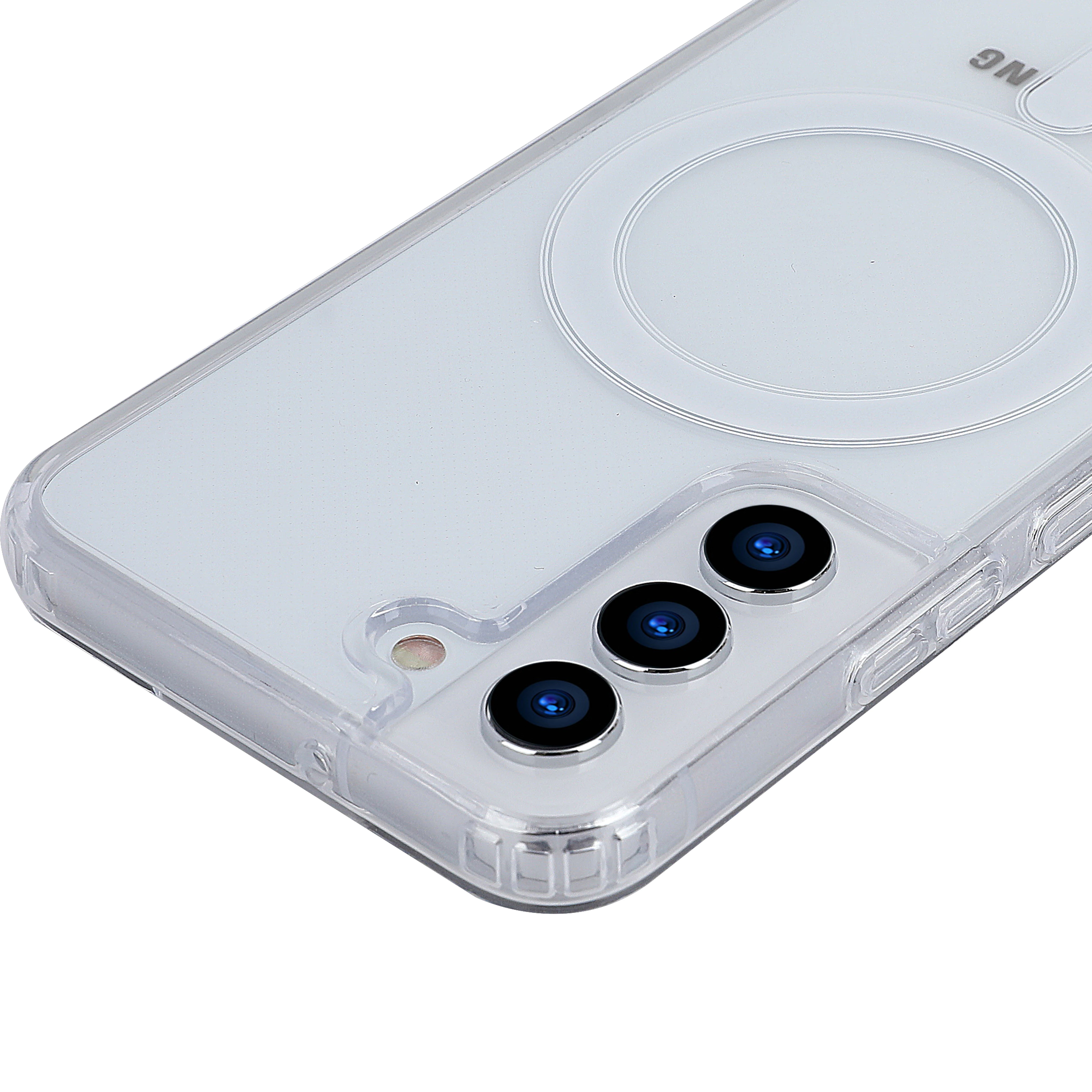 Magnetic Clear Transparent Case For Samsung Galaxy S25 S24 S23 S22 S21 S20 Plus Ultra FE Wireless Charging Shockproof Back Cover image 6
