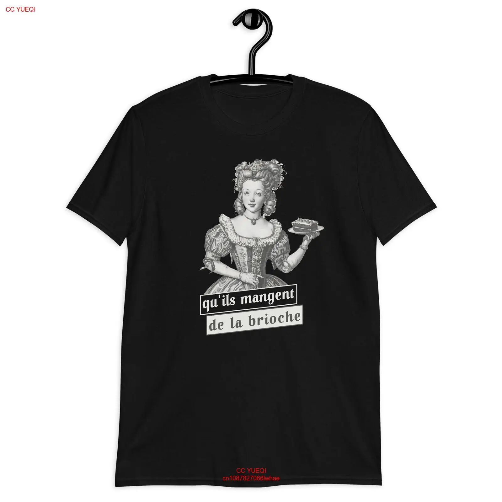 Marie Antoinette Queen of France LET THEM EAT CAKE Short-Sleeve Unisex T-Shirt