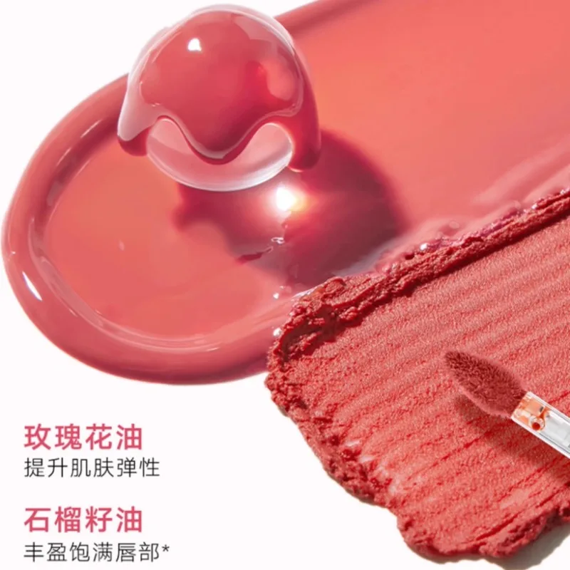 Judydoll Lip Glaze Geschenkbox, Spiegel-Lipgloss, Lippenstift-Make-up-Set, aufpolsternder Effekt und auf Wasserbasis, nicht klebende Textur, 1,5 ml x 4 Stück