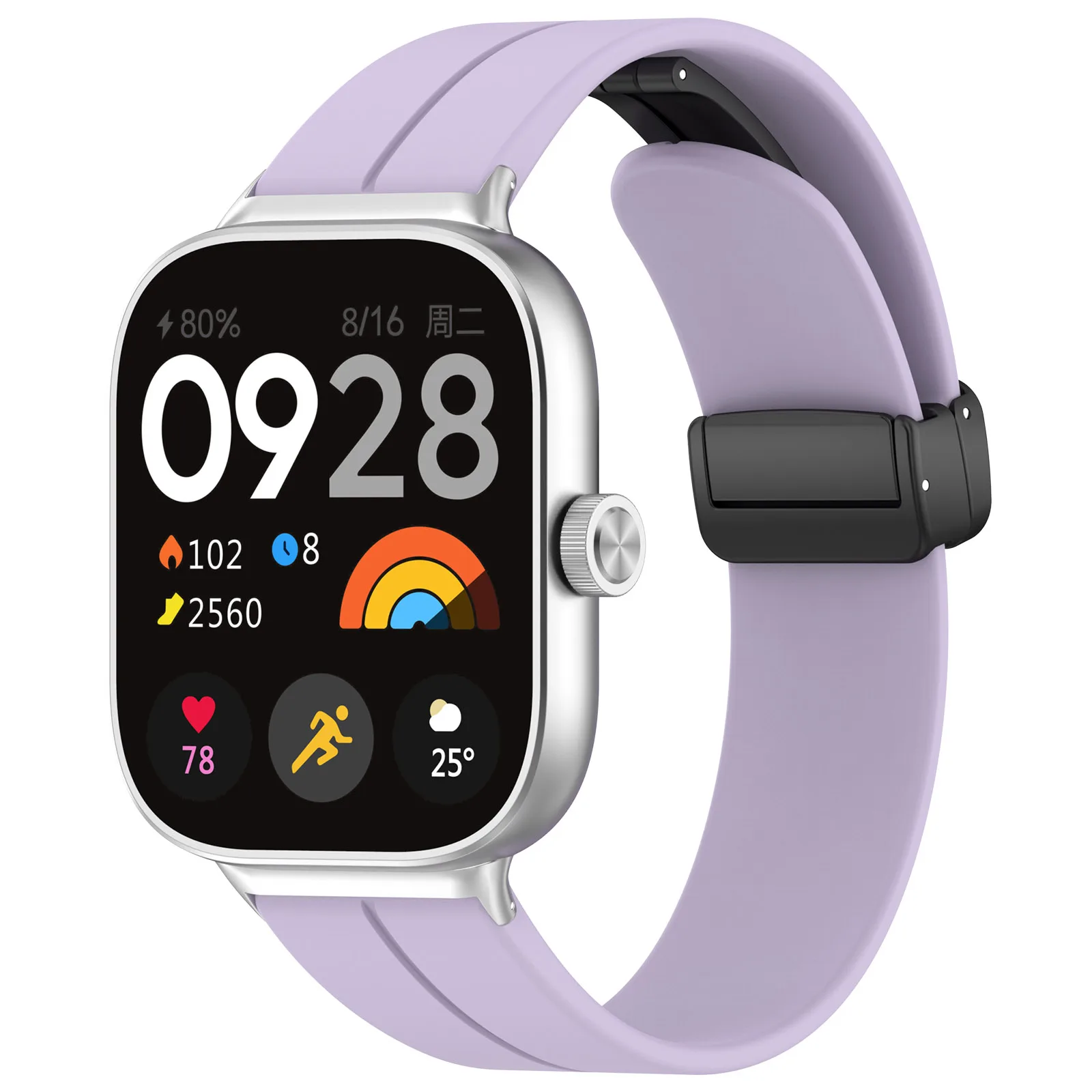 Für Xiaomi Mi Band 9 Pro 8 Pro Magnetische Faltschließe Armband Für Redmi Uhr 5 4 Armband Correa Silikon Armband – Detail 24