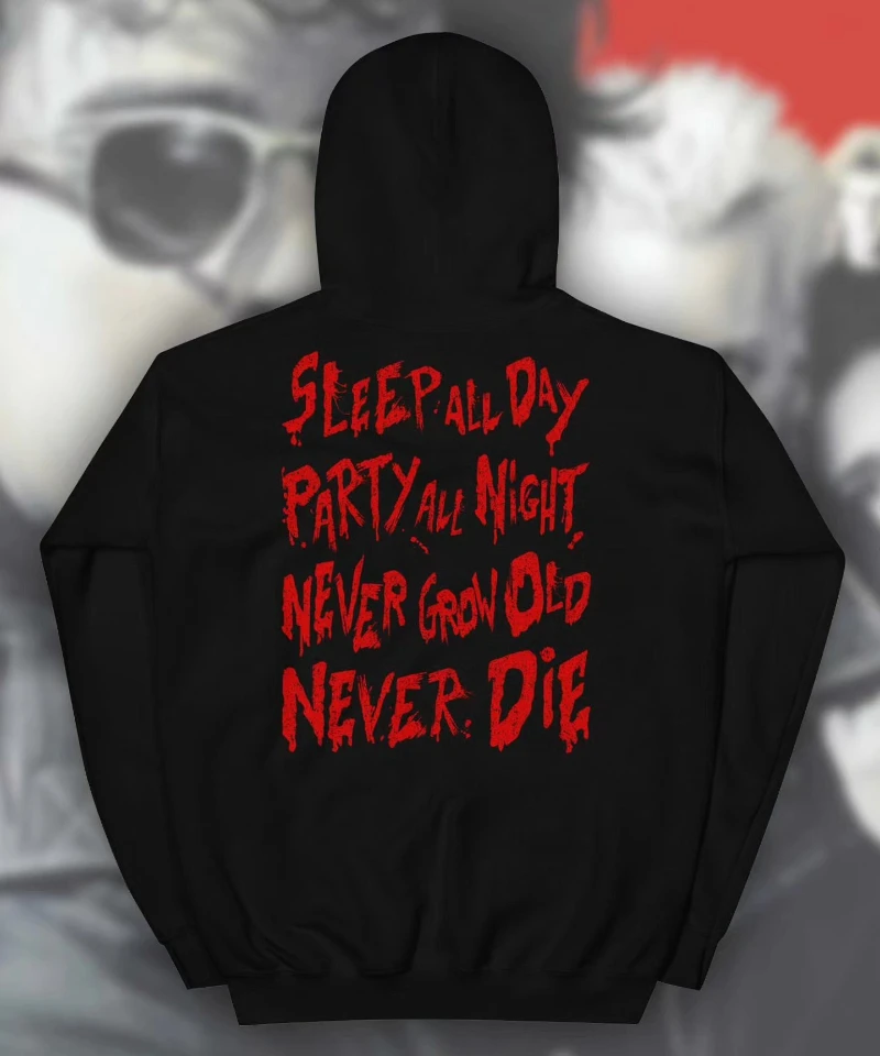 

Осенне-зимняя популярная двухсторонняя женская сексуальная толстовка с капюшоном Lost Boys, толстовка с длинными рукавами