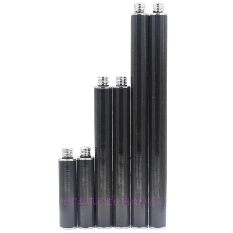 RUIWO High-strength Ultra-light Carbon Fiber Pole Black Centering Pole GPS Extension Pole Canopy PoleDiameter 25mm