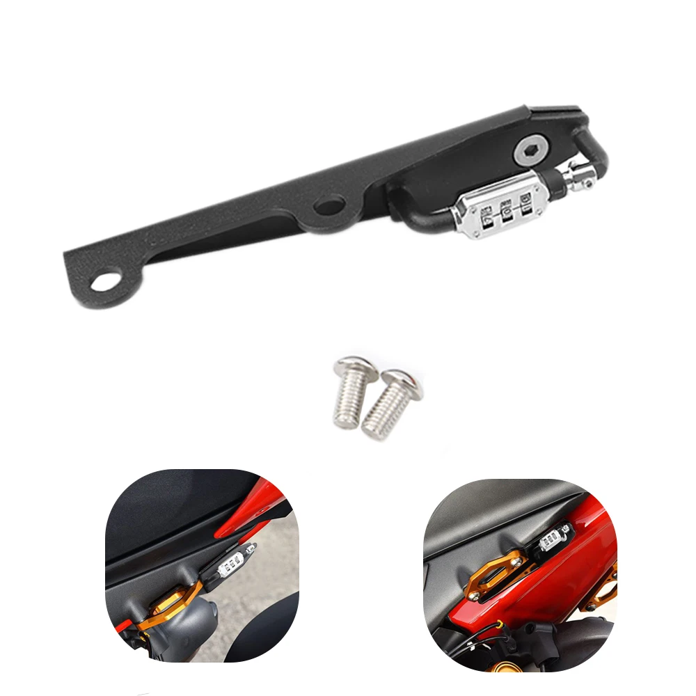 Motorcycle Helmet Lock PIN Code Bloqueo De Casco For Ducati Panigale V4 2018 2019 2020 2021 Panigale V4 S R V4S V4R