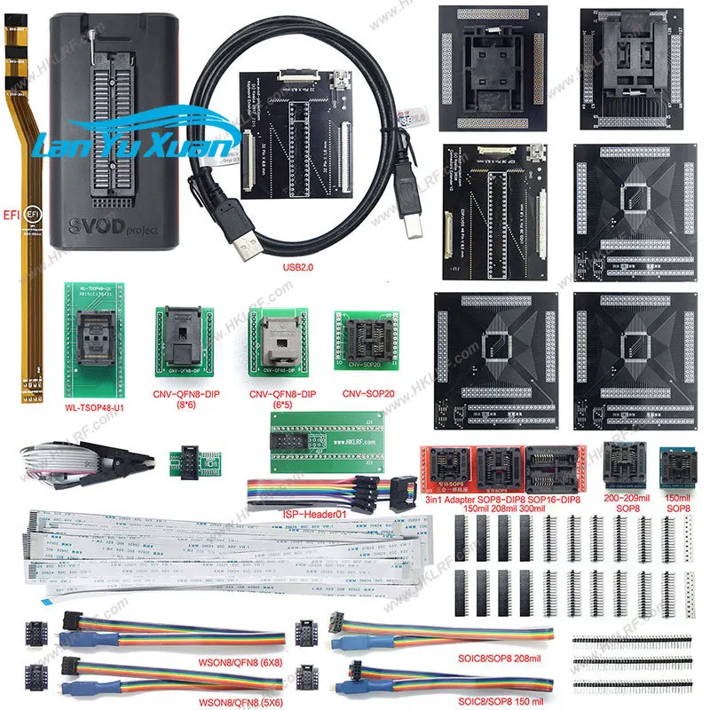 

2025 Original and New SVOD 4 Programmer SPI Programmer with TQFP-128 BGA128 ZIF Socket in STOCK