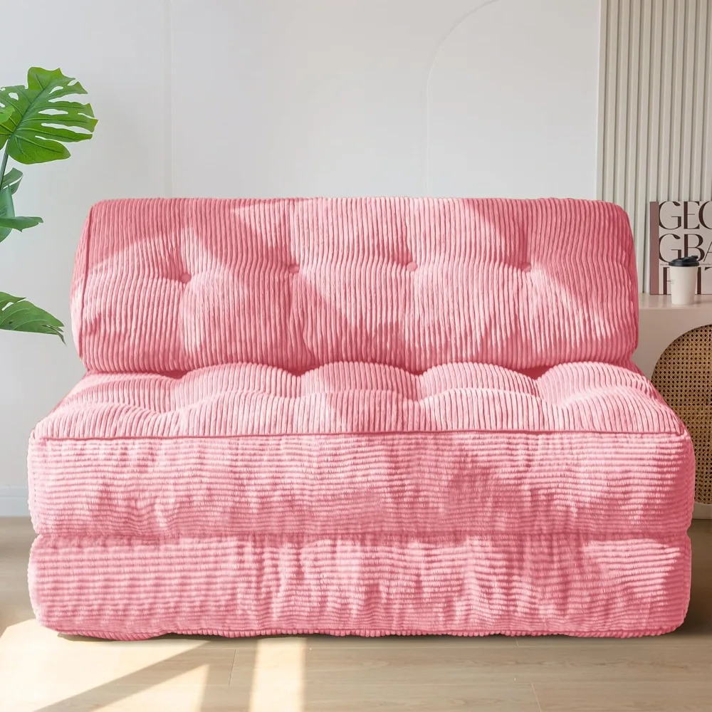 

Folding Sofa Bed, Convertible Sleeper Chair With Pillow Foldable Matress With Back Support,Folding Sofa Bed