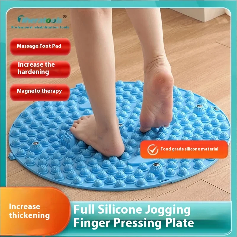 

Finger Pressure Board Foot Massage Pad Foot Step Through The Meridian Jogging Massage Pad Stimulates Acupoints Fitness Pedal
