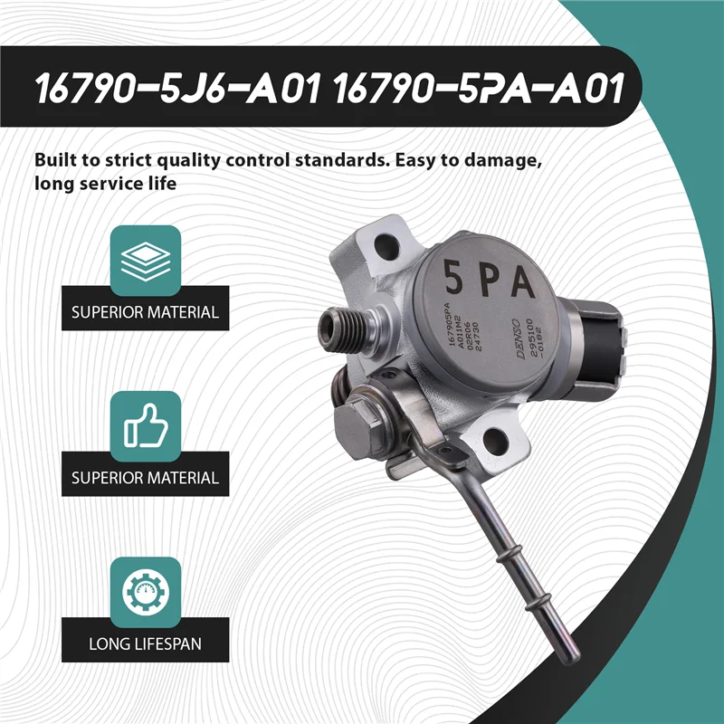 مضخة الوقود عالية الضغط لهوندا لأوكوردز CR-V سيفيك 2017- 2023 16790-5J6-A01 16790-5PA-A01