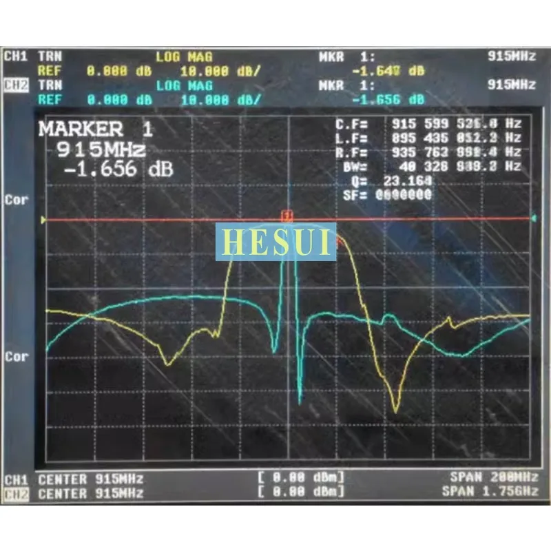 915MHz(902-928) RFID receiver dedicated to the surface acoustic wave SAW bandpass filter SMA interface