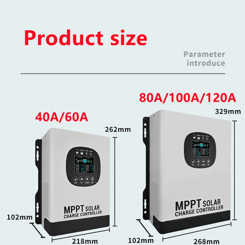 Hochspannungs-MPPT-Solarladeregler, 12 V bis 96 V, adaptives LCD-Display, Energiespeicher-Steuerungssystem für Zuhause, für Solardächer, Wohnmobile