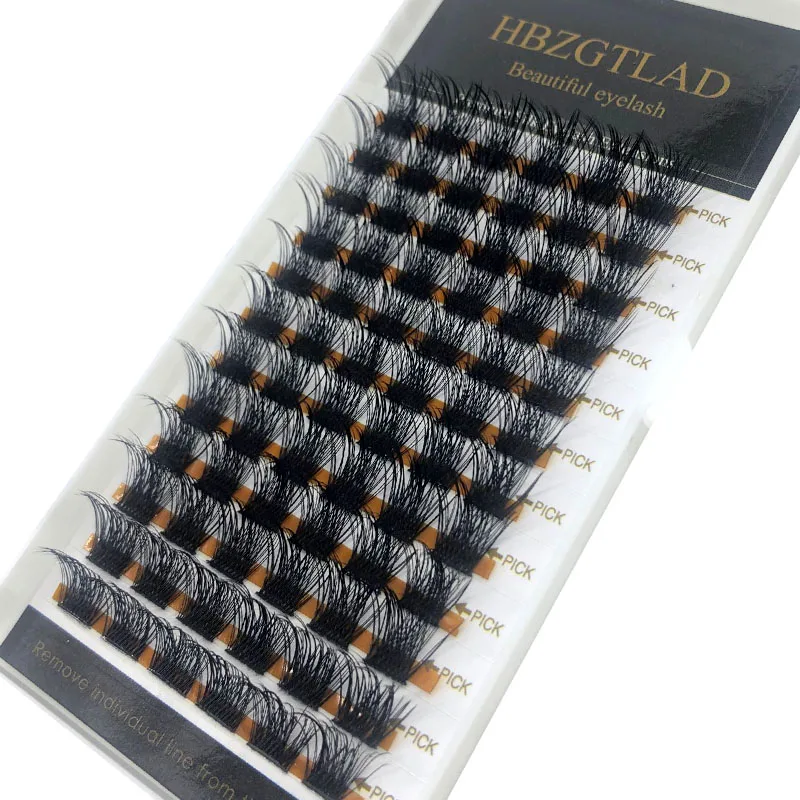 2022 New C/D Curl Eyelash Clusters Cils Extension Bouquets False Eyelashes Fast Delivery Cluster Of Eyelashes Silk Eyelashes