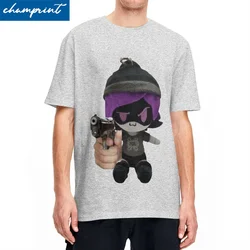 Hip Hop Toy Uzi T-Shirt Unisex Round Neck Short Sleeve Clothing Murder Drones Uzi Doorman Cotton Summer Clothing