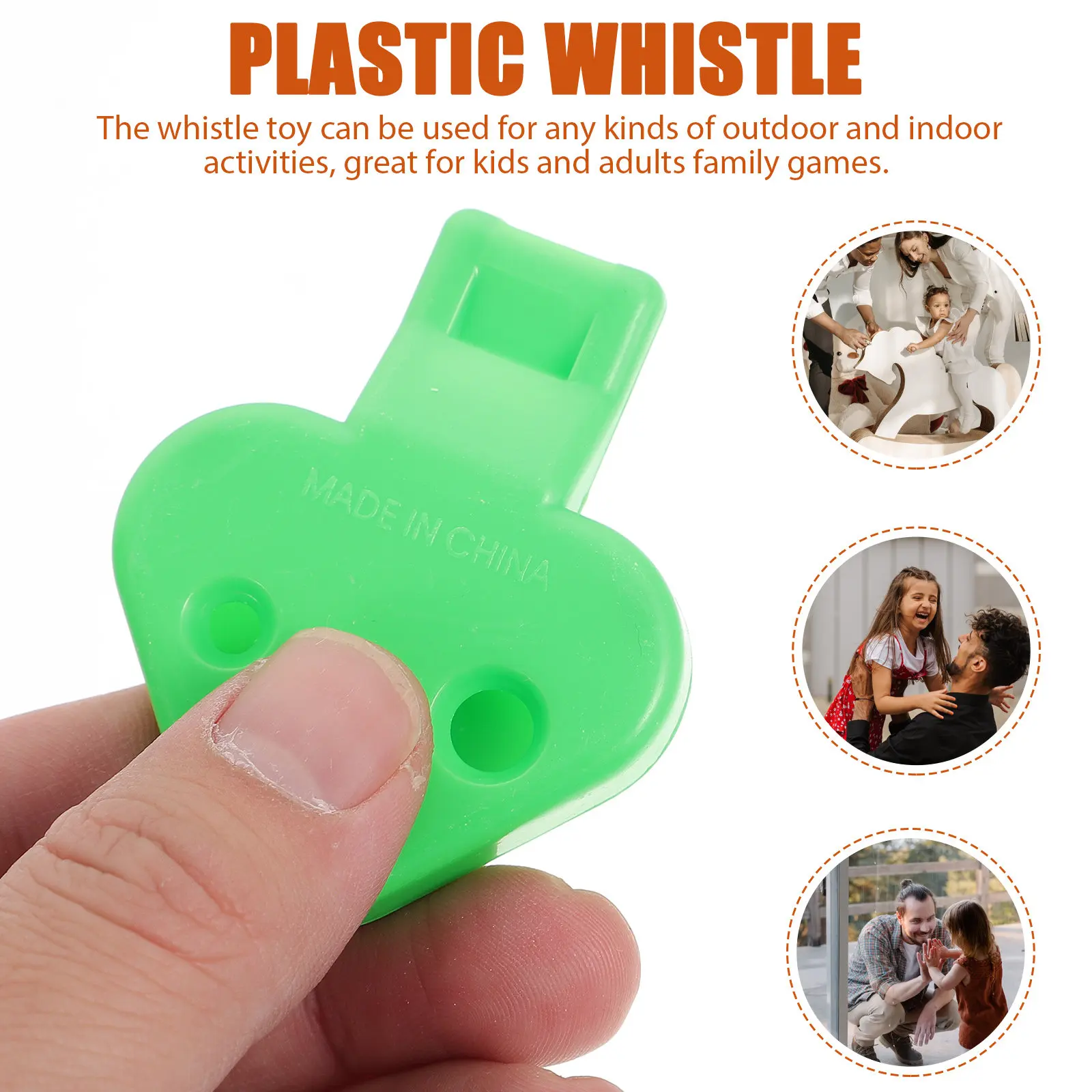 

50Pcs Creative Mushroom Shaped Whistles Plastic Funny Party Favors Kids Outdoor Indoor Plaything Mushroom Shaped Whistles