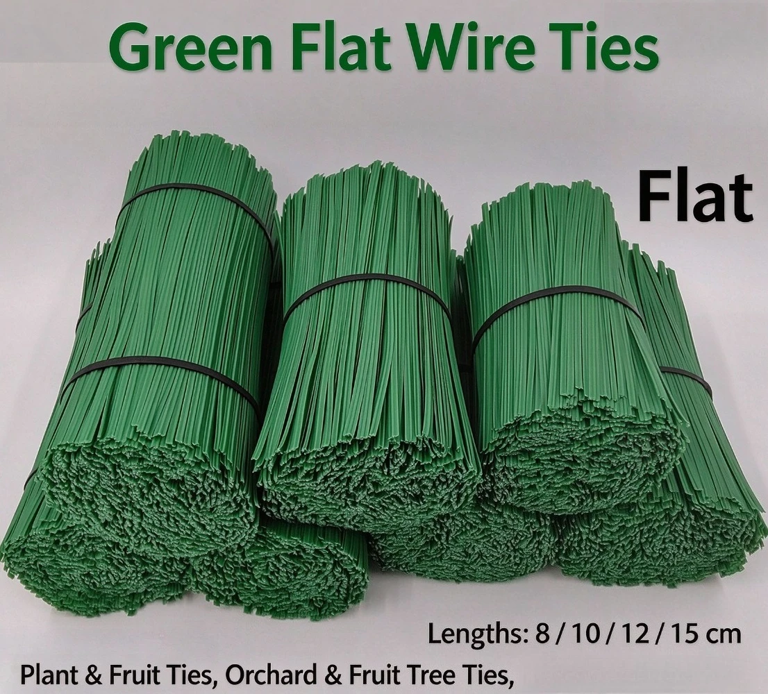 1000PCS Gardening Plastic Cable Tie Wire Tie, Climbing Vine Plant Fixed Rope, Flower Bracket Bundling Green Cable Tie