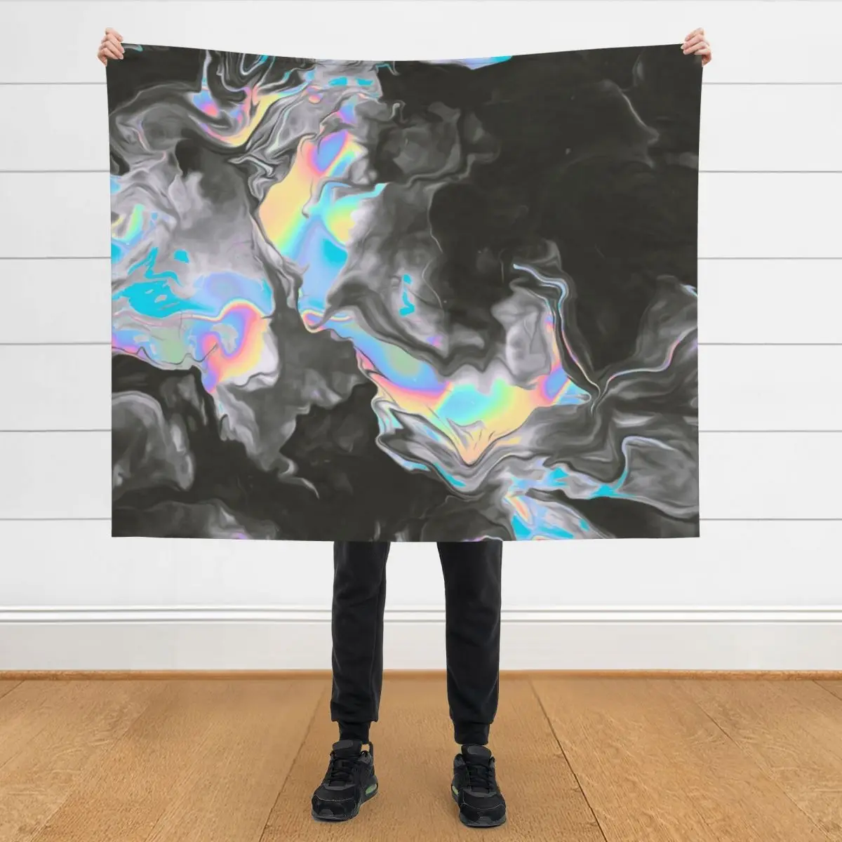 

SPACE & TIME Throw Blanket Thin Furry Sofa Blankets