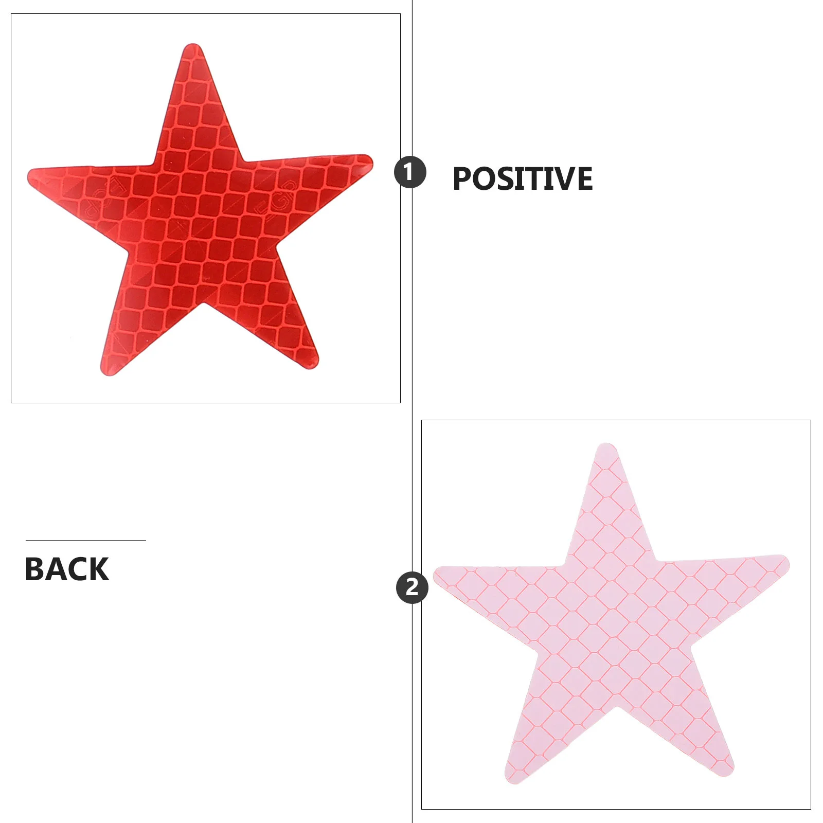 

20pcs Stickers Durable Waterproof Reflective Sticker Car Bumper Decals Luminous Labels Practical Easy to Stick