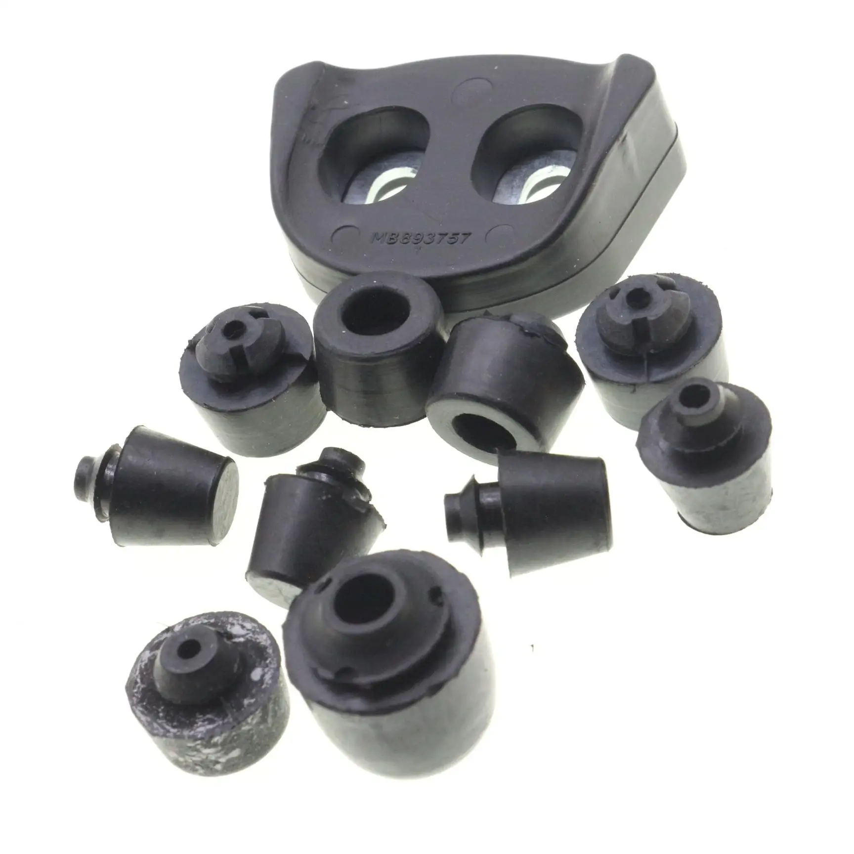 1 Set 11 Pcs Door Buffer Pad Bump Stop Damper Rubber For Mitsubishi Montero 1992–2006 MB893757 Hydraulic Component