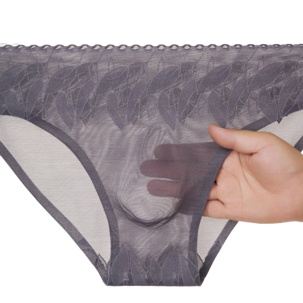 Men Smooth Seamless Briefs Lace High Elastic Low Rise Sissy Underwear Hot Hot Lingerie For Men Unisex Panties Men's Underpants