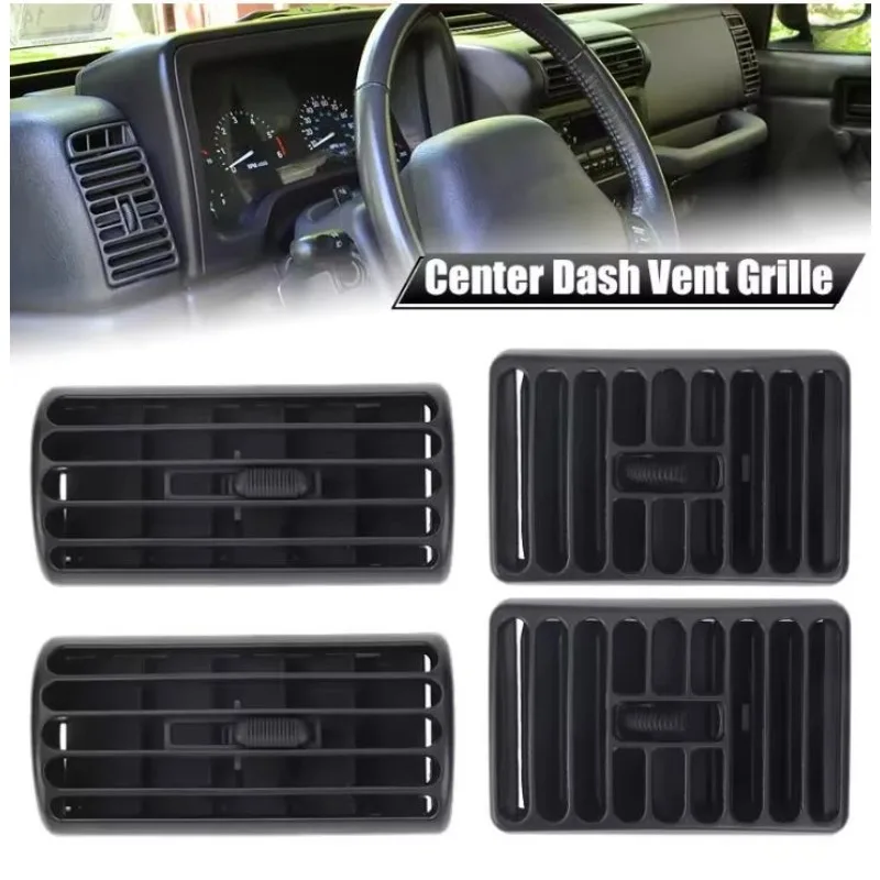 

Car Dashboard Air Duct Vent Grille 5DP55TAZ Dashboard Vents Louver Outlet Replacement For Jeep Wrangler TJ 1997-2006