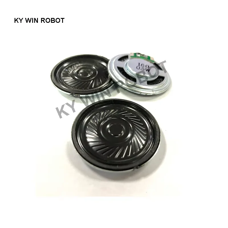 2pcs/lot New Ultra-thin Mini speaker 16 ohms 0.5 watt 0.5W 16R speaker Diameter 36MM 3.6CM thickness 5MM
