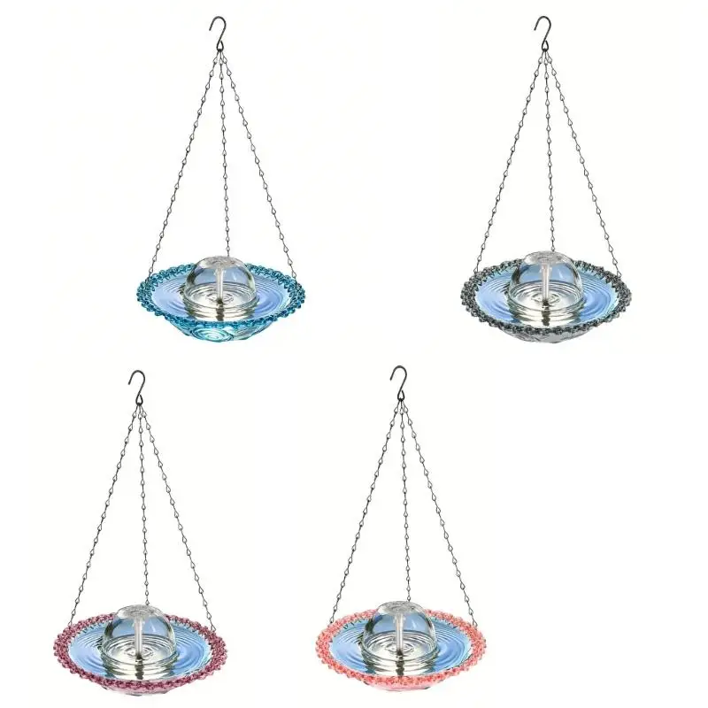 

Подвесной фонтан для ванны с питанием от USB и разноцветными светодиодными лампами, подходящий для украшения патио, сада и D2RD