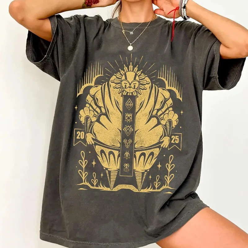 Camiseta Esquie Clair Obscur Expedition 33, camiseta Expedition 33, camiseta holgada y transpirable de verano, camiseta unisex de algodón puro