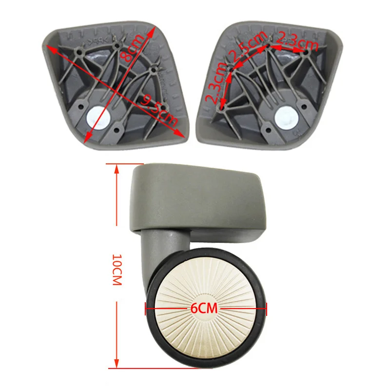 Suitable For Samsonite Brand Original Universal Wheel JY103 Trolley Wheel Luggage Accessories Replacement Smooth Wear-resistant