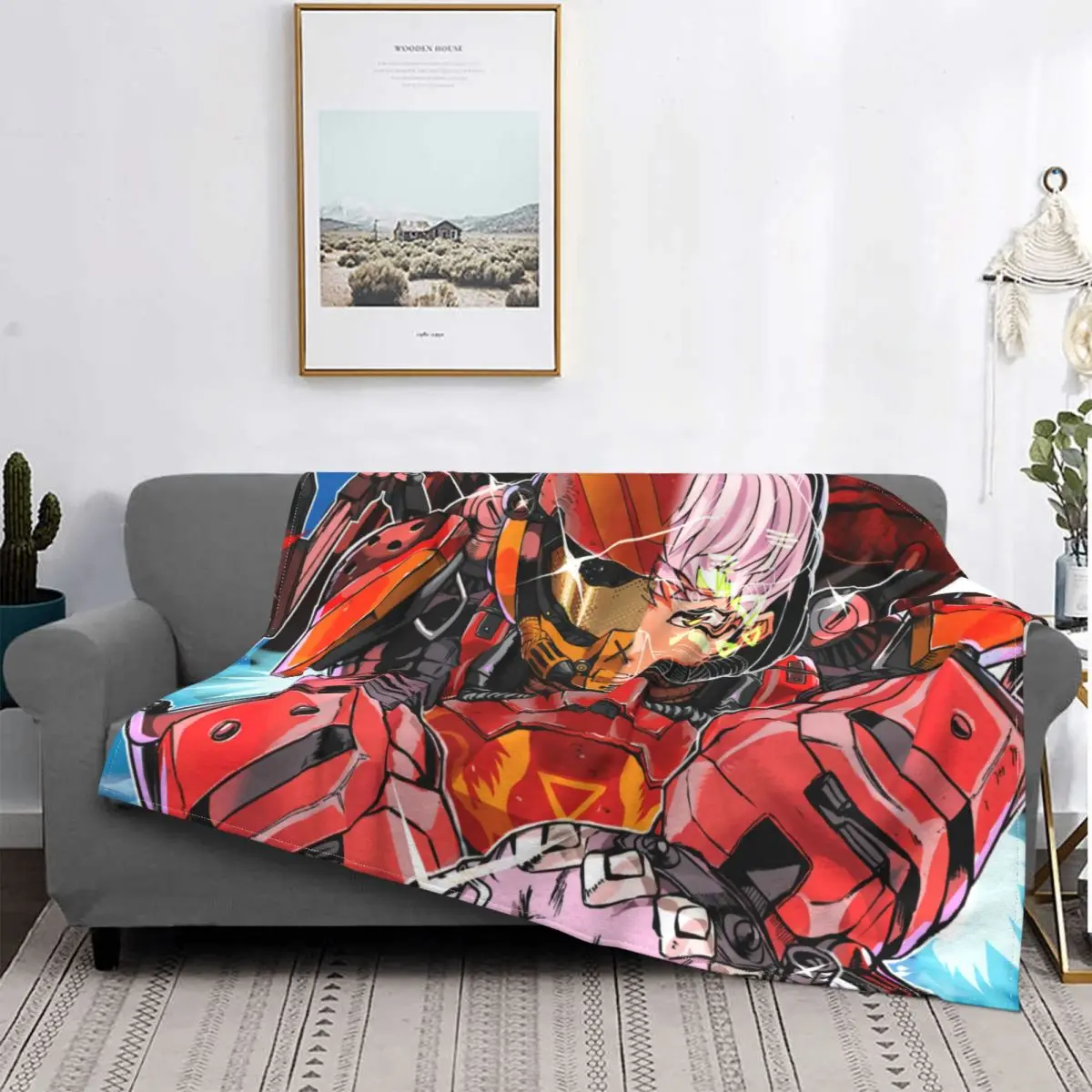 Art Apex Legends Crypto Shooting Game Blanket Velvet Autumn/Winter Multifunction Thin Throw Blankets For home Rug Piece