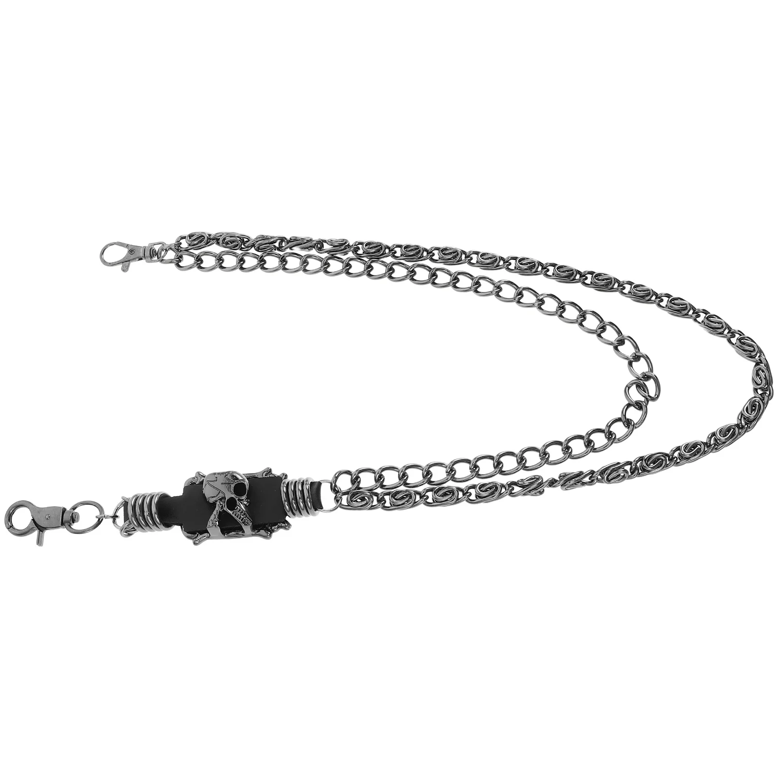 

Skull Fashion Metal Chain Punk Hip Hop Gothic Pants Chain Stylish Trouser Accessory Men Women Goth Jewelry for Women