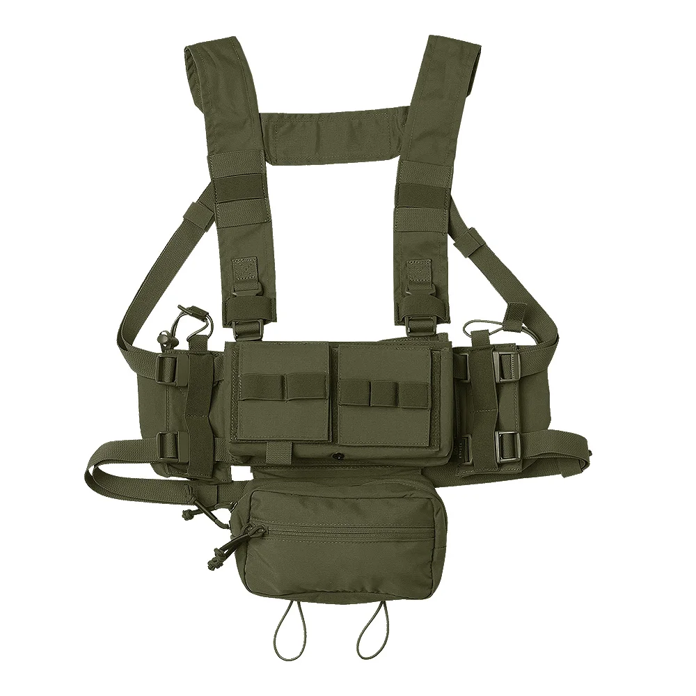 Imagem -03 - Krydex-tactical Chest Rig 500d Mk3 Micro Fright Chassis Sack m4 ak Magazine Pouch Hunting Paintball Vest Ranger Verde