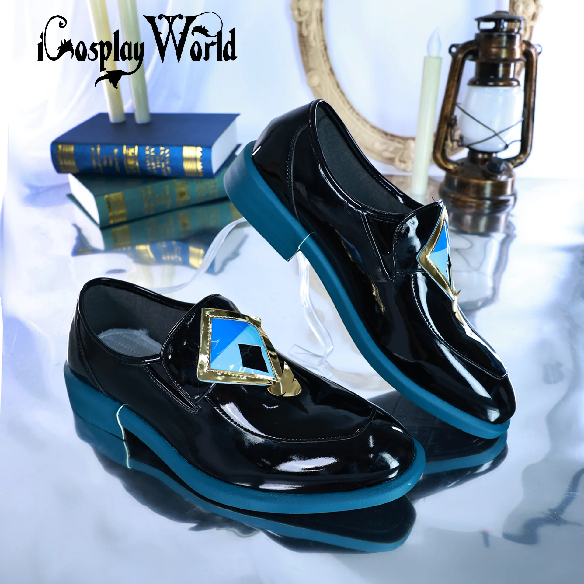 Honkai Star Rail Aventurine Cosplay Boots Comic Anime Halloween Party Game Cosplay Shoes Prop