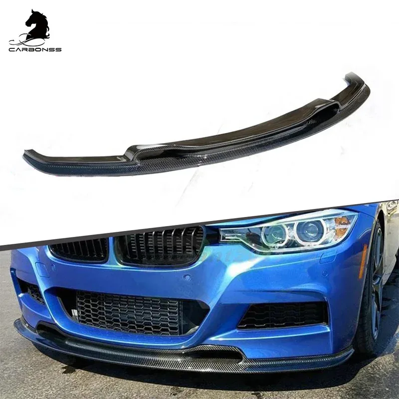 

Car Styling 3 Series Carbon Fiber Front Lip Spoiler Standard Bumper For F30 MT 2013-2018