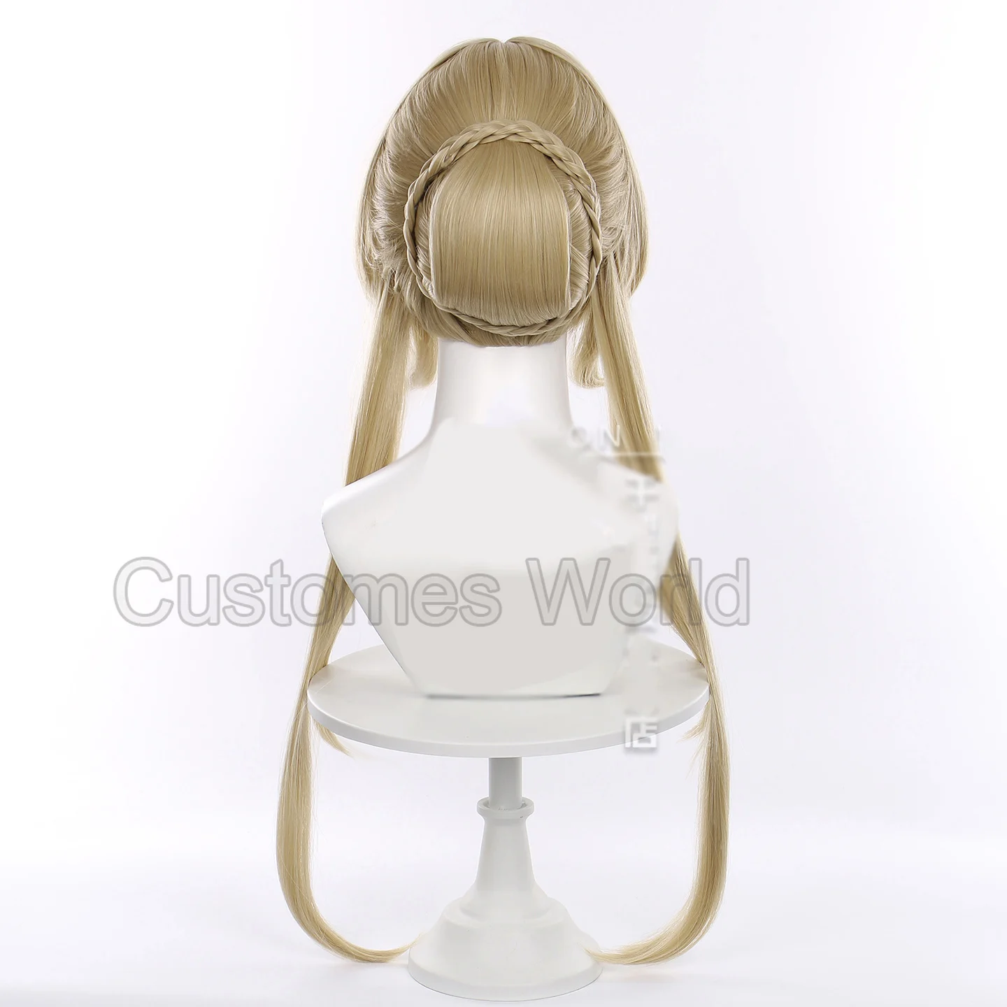 Juego Genshin Impact Sandrone Cosplay peluca Halloween carnaval juego de rol chica peluca marrón Prop pelo sintético fibra resistente al calor