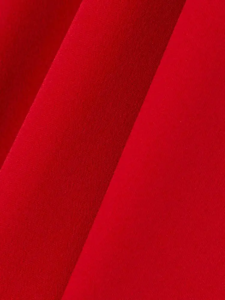 Yeezzi Women Fashion V-Back High-Neck Elegant Party Evening Dress 2023 New Autumn Long Sleeves Red Wedding Banquet Maxi Dresses