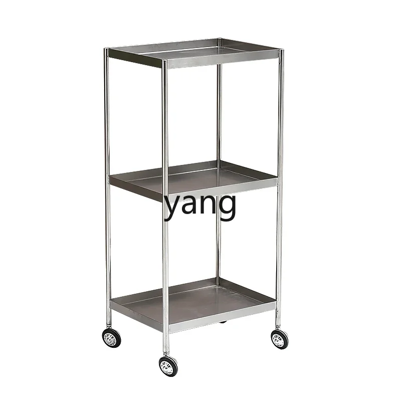 Yjq beauty salon tool cart perm and dye barber shop cart tool storage cabinet hair salon mirror counter