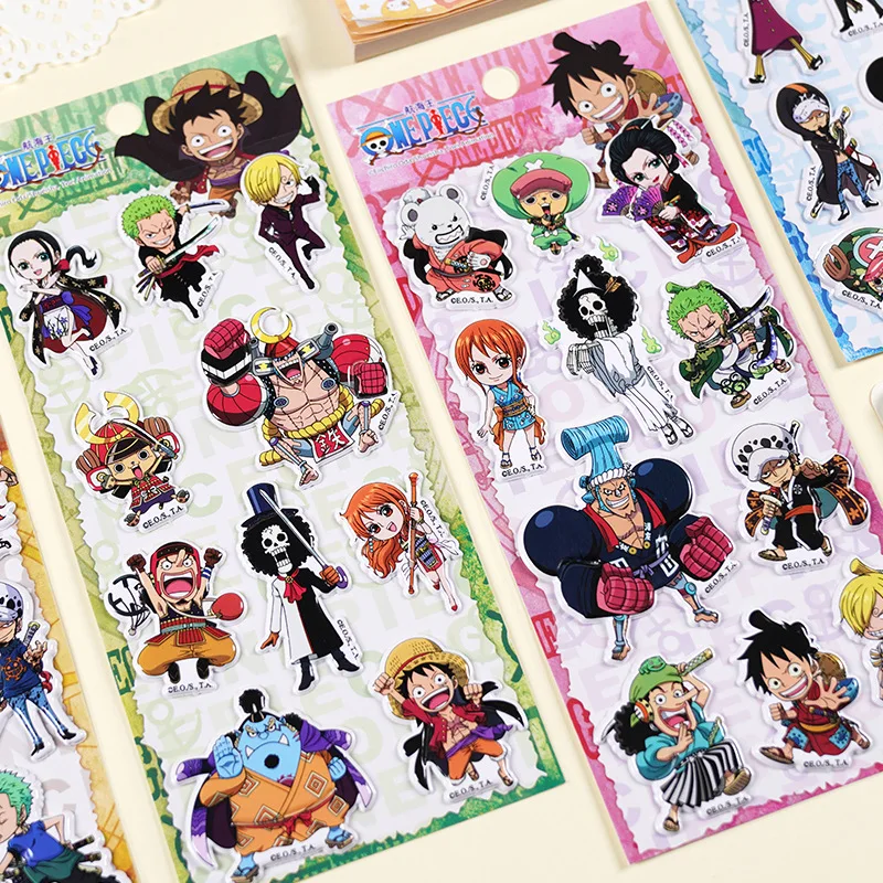 ONE PIECE Q Version Cartoon Tattoo Stickers Arm Decoration StickerMonkey D. Luffy RoronoaZoro Children\'s ToysGiftParty Gathering