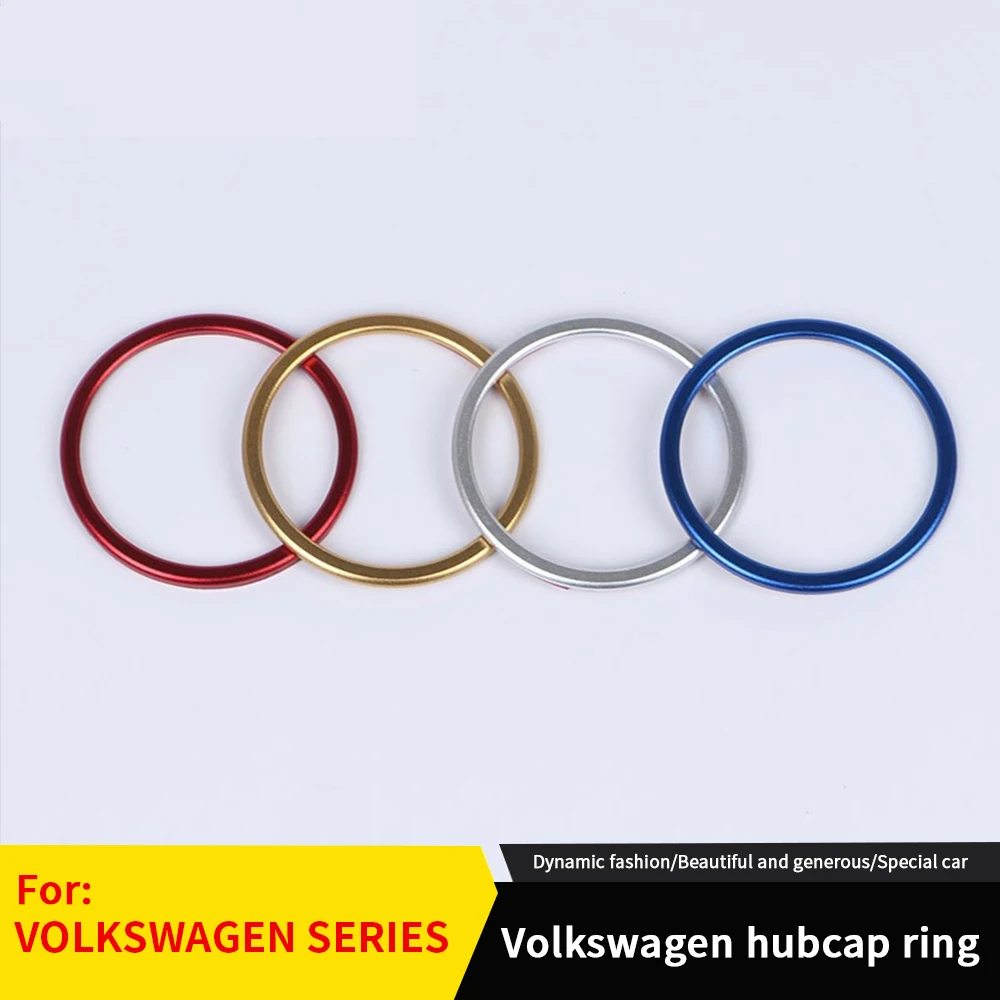 Car wheel hub cover decorative ring For For Volkswagen VW Magotan Passat Golf Tiguan sagitar Lamando MK7 MK8 cc Beetle Bora