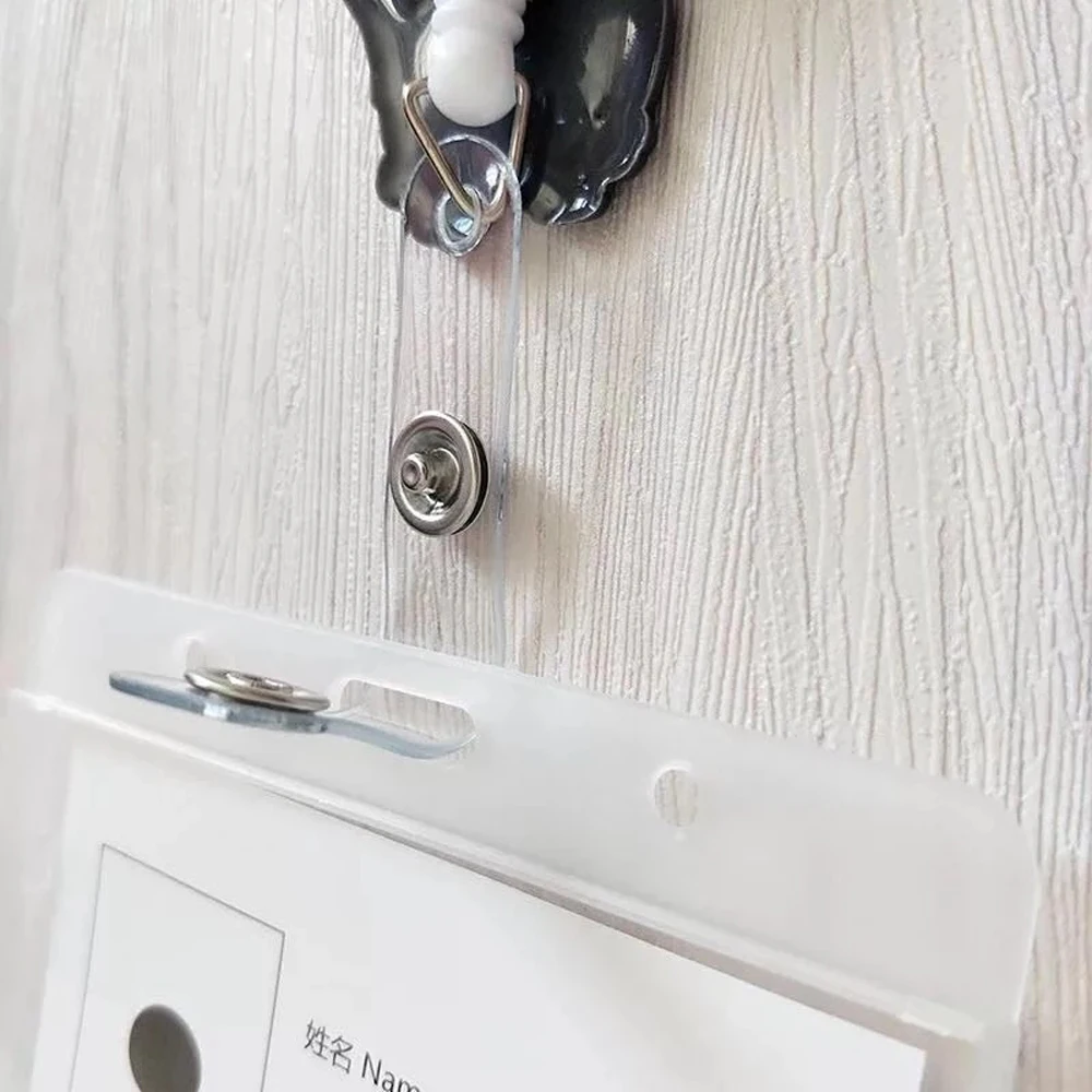 

Милый держатель для бейджа медсестры из ПВХ, выдвижной держатель для бейджа для врачей, держатель для бейджа с изображением кошачьей лапы, держатель для удостоверения личности