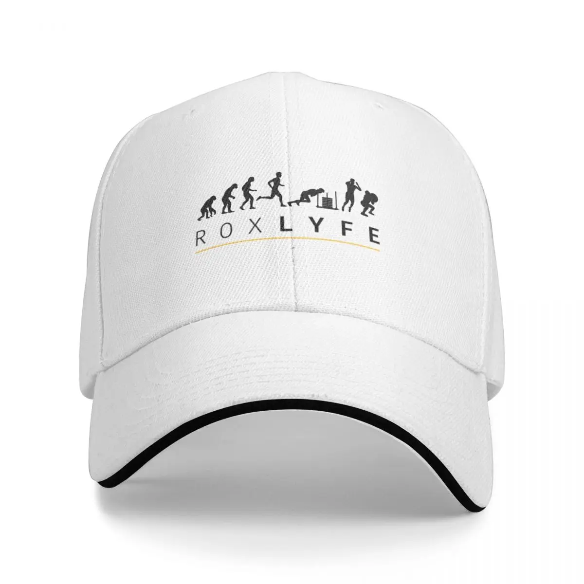 HYROX - ROX LYFE (evolution logo) - Rox Lyfe - For HYROX Fans and Athletes Baseball Cap Hat Man For The Sun Men's Women's