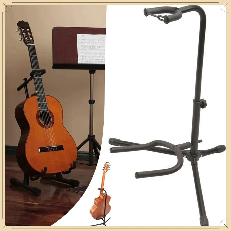 Faltbarer, verstellbarer vertikaler Gitarrenständer, Mehrzweckhalter für Ukulele, Bass, klassische E-Gitarre, Pipa