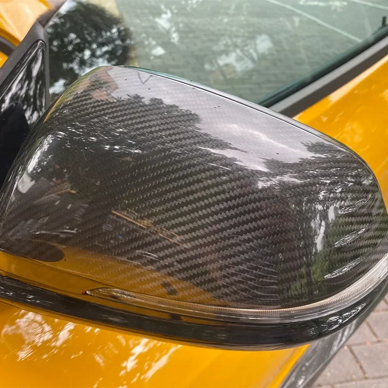 For 2019-2022 Toyota GR Supra A90 real carbon fiber car exterior mirror decoration cover sticker car interior fittings