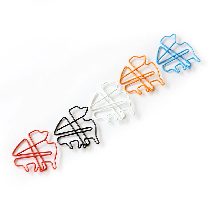 

Grand Piano Instrument Modeling Paper Clip Metal Bookmark Office Ticket Holder Music Prize Paper Clips Decorative Paperclips