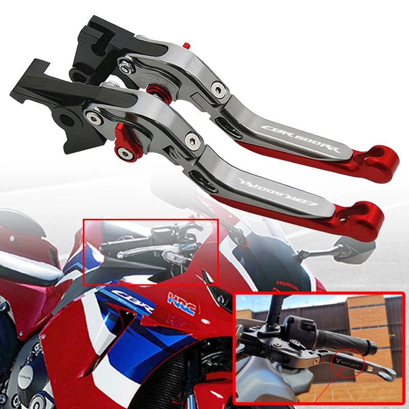 Motorcycle Accessories Adjustable Folding Extendable Brake Clutch Lever Fit For Honda CBR600RR 2007-2017 2016 2015 2014 2013