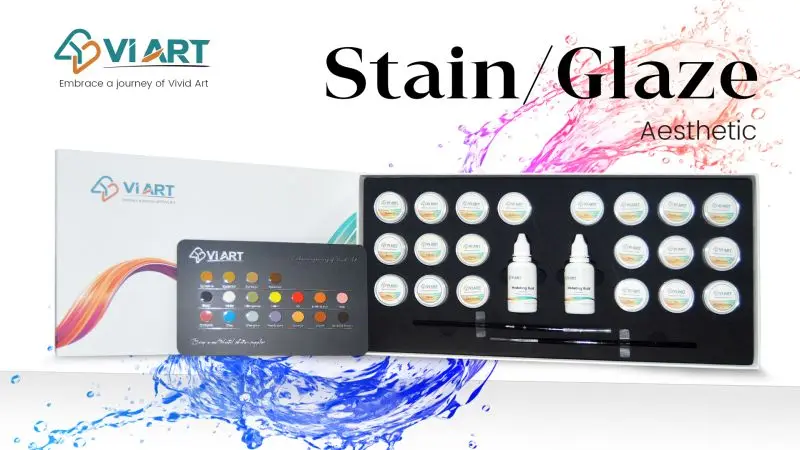 Green 5 Bottles 5g Diluent Liquid Refreshing Liquid Stain and Glazing Paste Kits for Zirconia Dental Labs Cad Cam Material