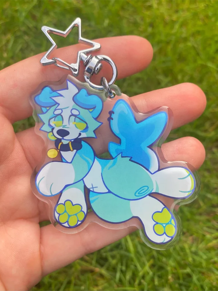 Акриловый брелок Gummy Shark Tropical Tiger Dog