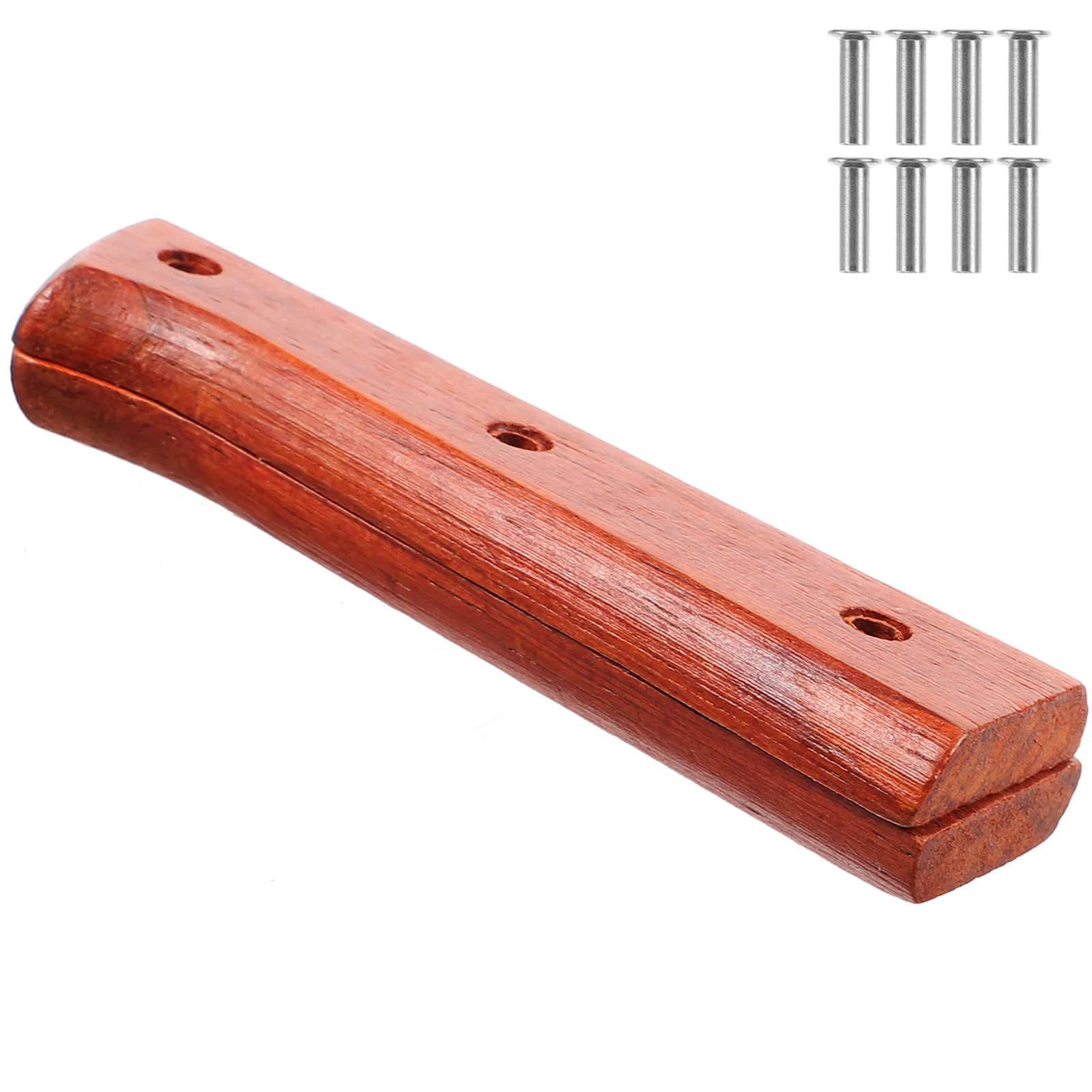 Spreader Kitchen Knife Handle Accessories (Type 1 Holed Red Pear Wood) Chef for Grip Large Palette