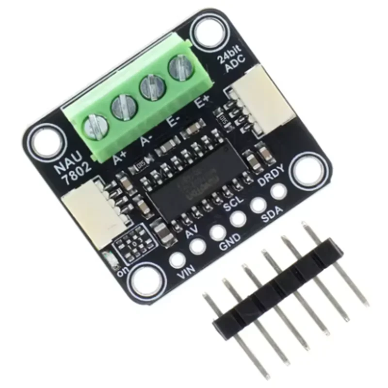 NAU7802 24-Bit ADC Module - Compatible with STEMMA QT/Qwiic for Precision Data Conversion and Pressure Measurement