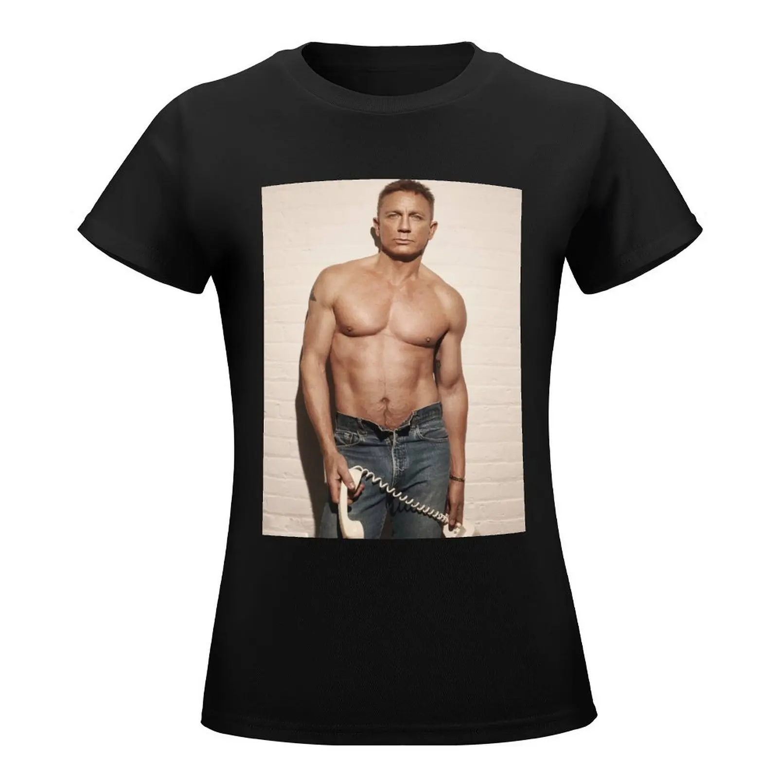 Daniel Craig T-Shirt cute tops summer tops designer clothes Women luxury