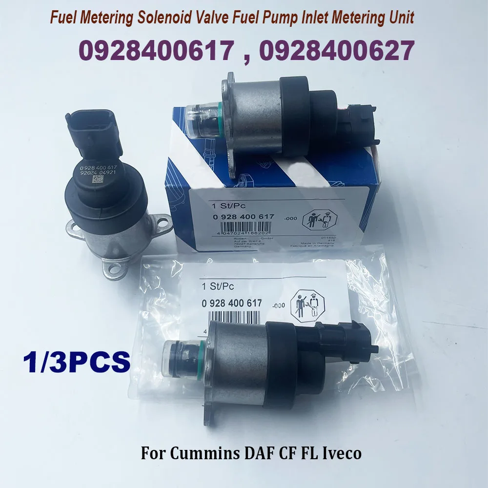 NEW 1/3PCS 0928400617 Box Fuel Pressure Regulator Control Valve For C-itroen P-eugeot V-olvo 1.6 TDCI HDI 0928400473