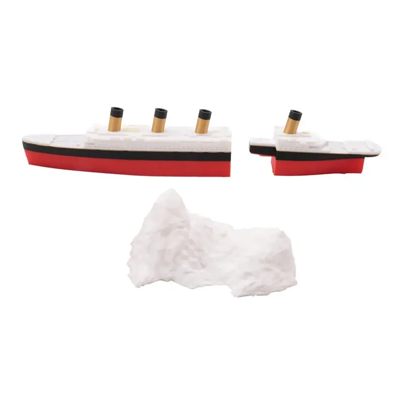 AS96-Realistic Split In Half Titanic Bath And Pool , Titanic Topper, Historically Accurate Breakable Titanic Boat
